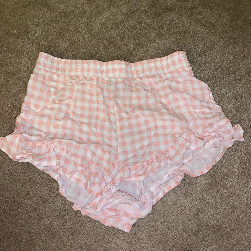 Forever 21 gingham print flowy shorts